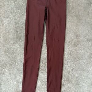 Athleta Maroon Interval Leggings